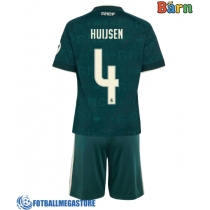 Fotballdrakt Barn Real Madrid Dean Huijsen #4 Bortedraktsett 2026-27 Kortermet (+ Korte bukser)